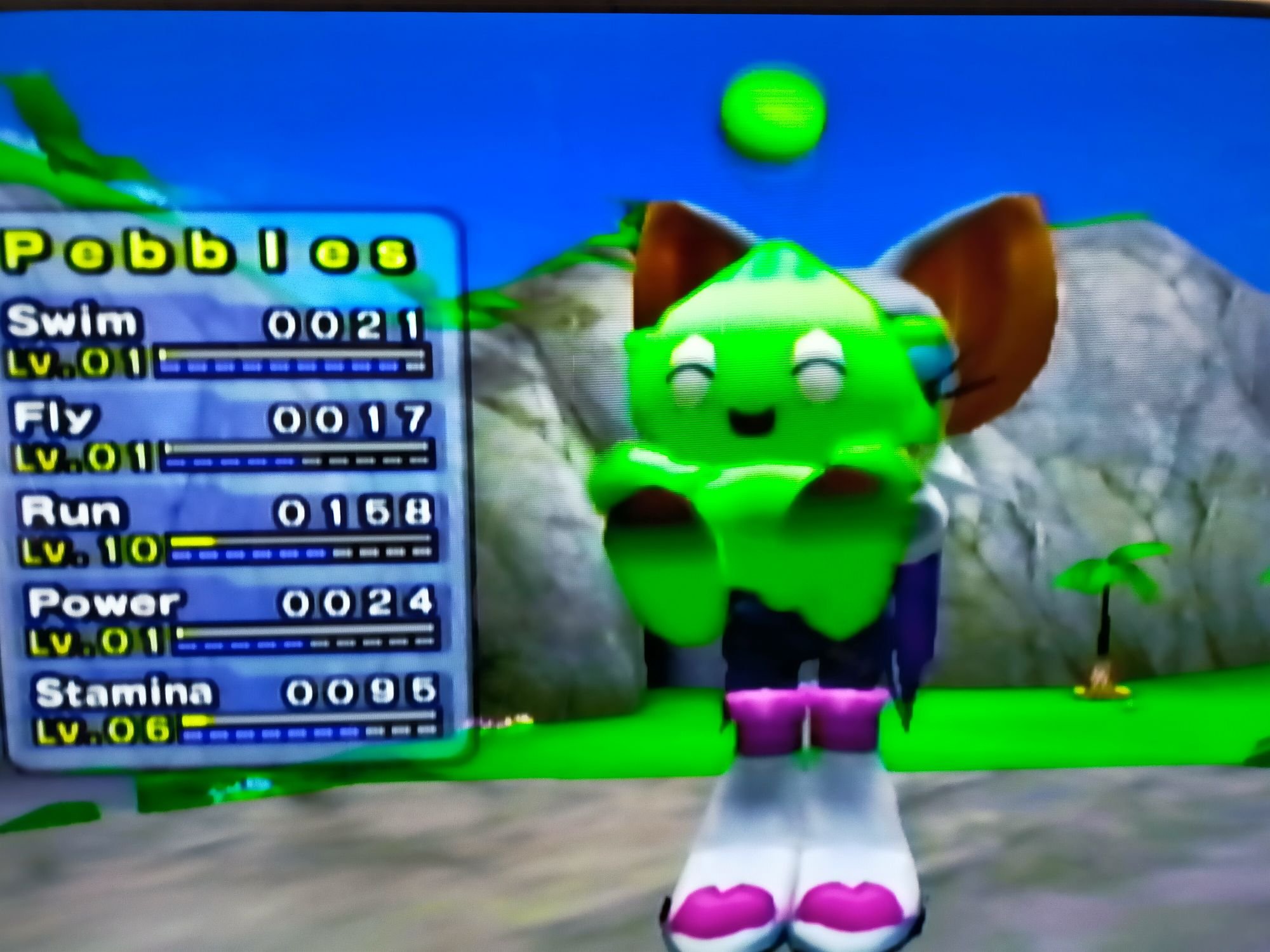 Pebbles as a neutral/run adult
